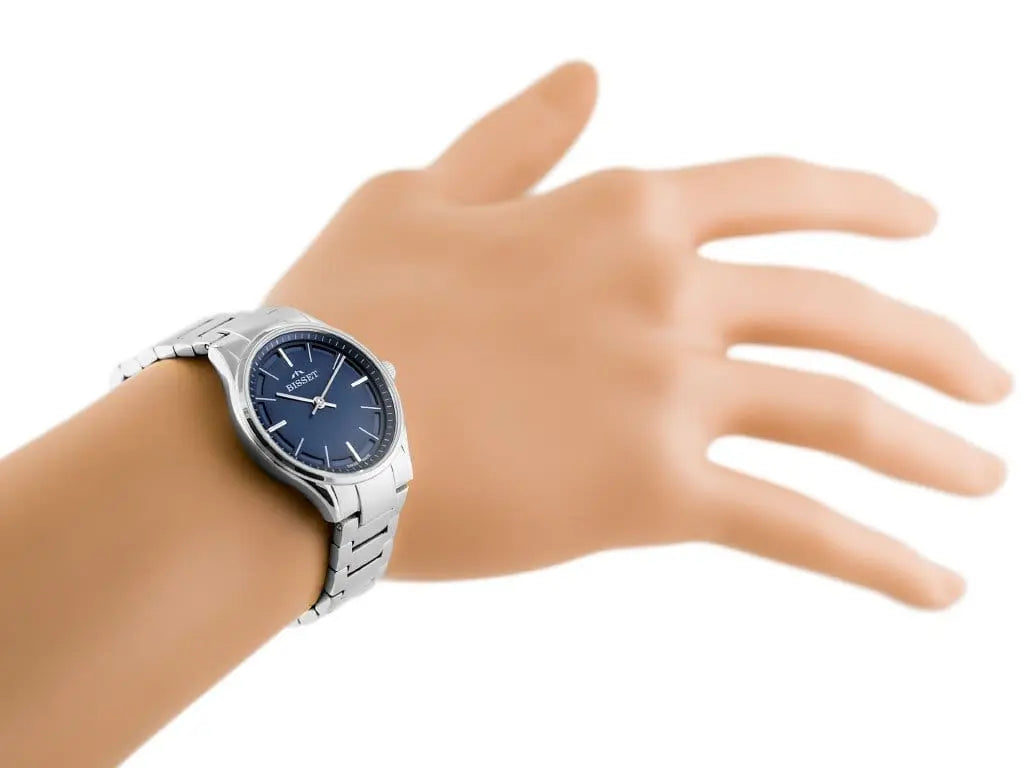 Zegarek Damski Bisset BSBE67 - Silver/blue Zegarek Damski Bisset BSBE67 - Silver/blue - Lorence 5906412729728