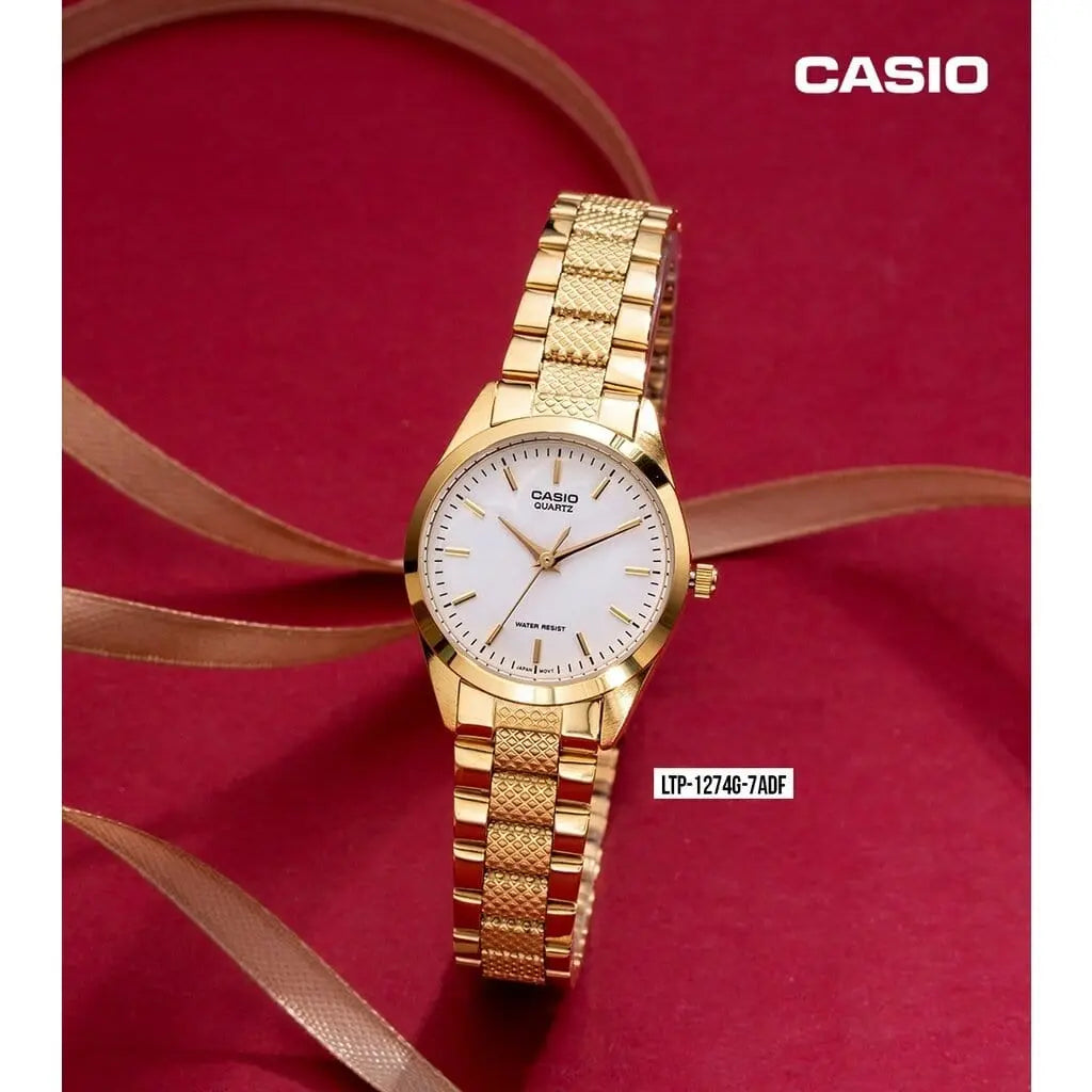 Zegarek Damski Casio LTP-1274G 7A Zegarek Damski Casio LTP-1274G 7A - Lorence 4971850850601