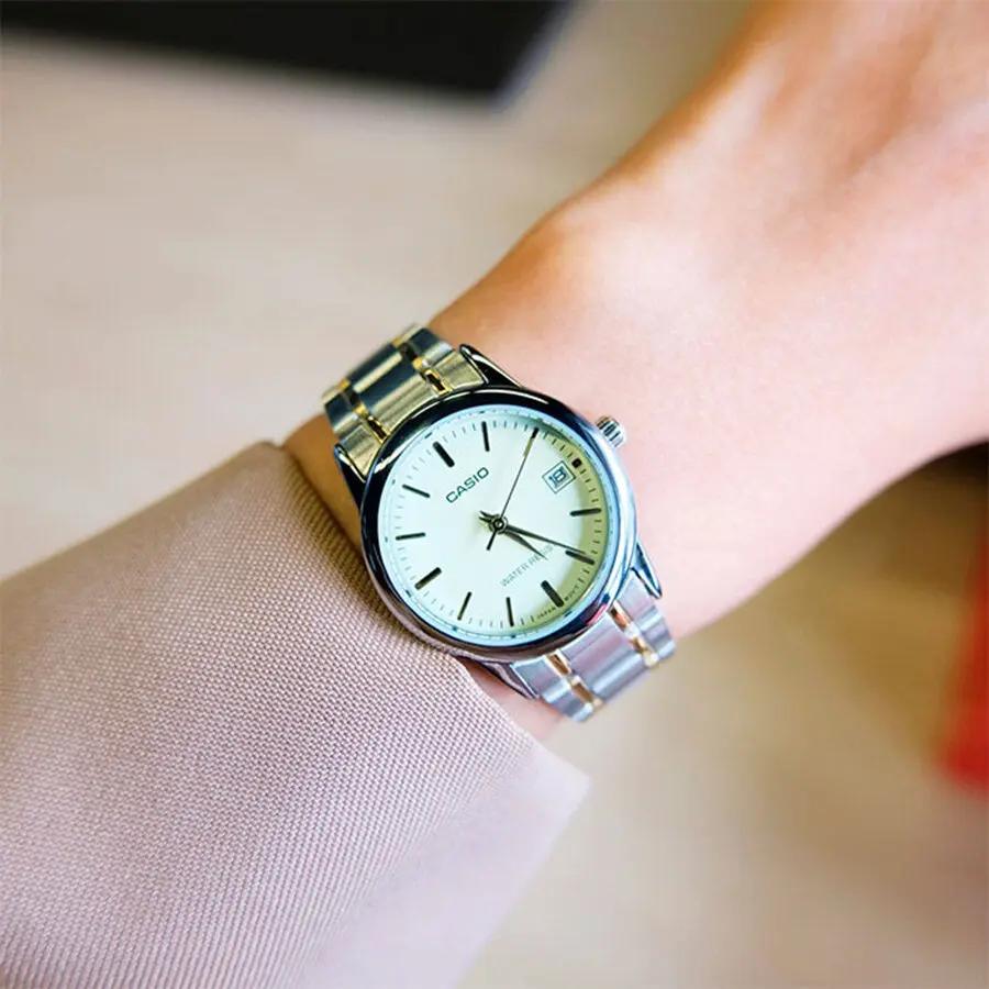 Zegarek Damski Casio LTP-V002SG-9A + BOX Zegarek Damski Casio LTP-V002SG-9A + BOX - Lorence 4971850083139