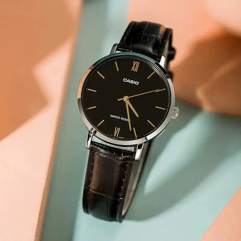 Zegarek Damski Casio LTP-VT01L-1B + BOX Zegarek Damski Casio LTP-VT01L-1B + BOX - Lorence 4549526214967