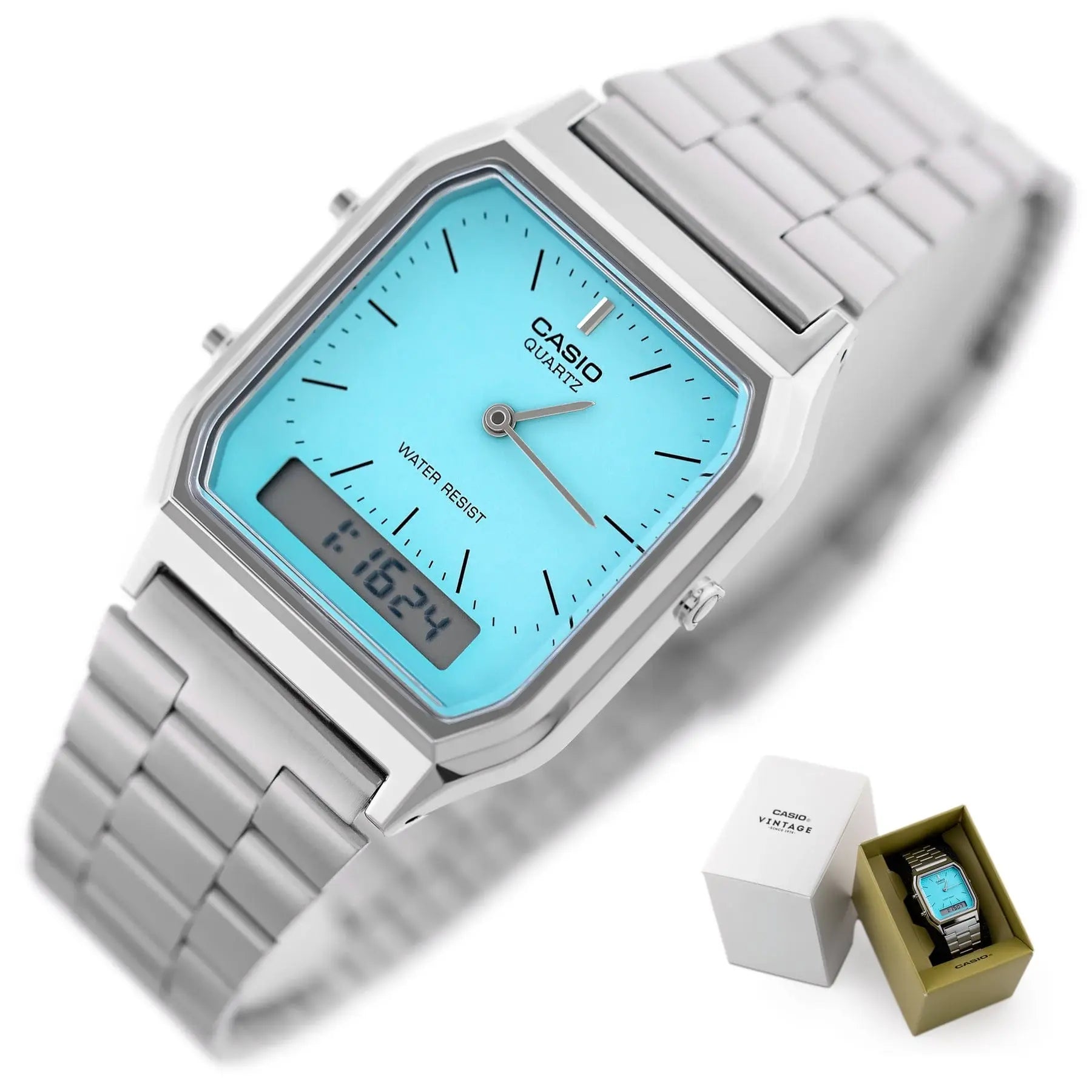 Zegarek Damski Casio Vintage Maxi AQ-230A-2A2MQYES Zegarek Damski Casio Vintage Maxi AQ-230A-2A2MQYES - Lorence 4549526365911