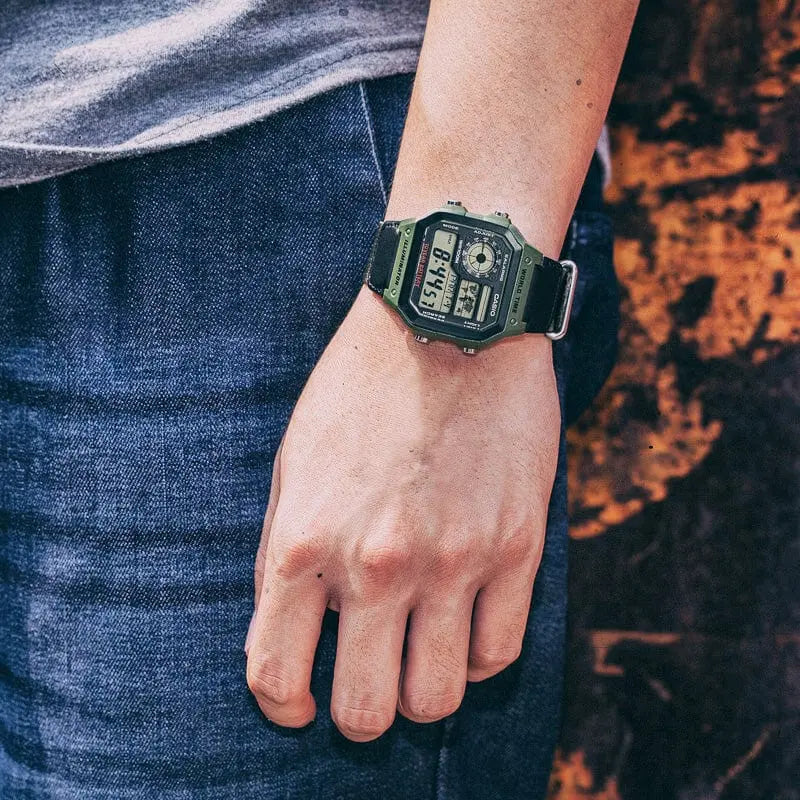 Zegarek Męski Casio AE-1200WHB-3B Zegarek Męski Casio AE-1200WHB-3B - Lorence 4971850906537
