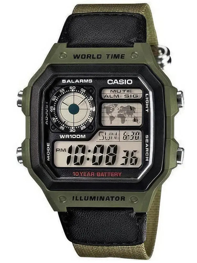 Zegarek Męski Casio AE-1200WHB-3B Zegarek Męski Casio AE-1200WHB-3B - Lorence 4971850906537