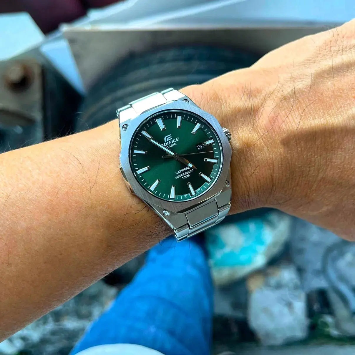 Zegarek Męski Casio EFR-S108D-3A Edifice Classic Sapphire Zegarek Męski Casio EFR-S108D-3A Edifice Classic Sapphire - Lorence 4549526365843