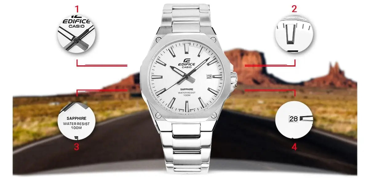 Zegarek Męski Casio Edifice EFR-S108D-7AVUEF 10 Bar Zegarek Męski Casio Edifice EFR-S108D-7AVUEF 10 Bar - Lorence 4549526279546