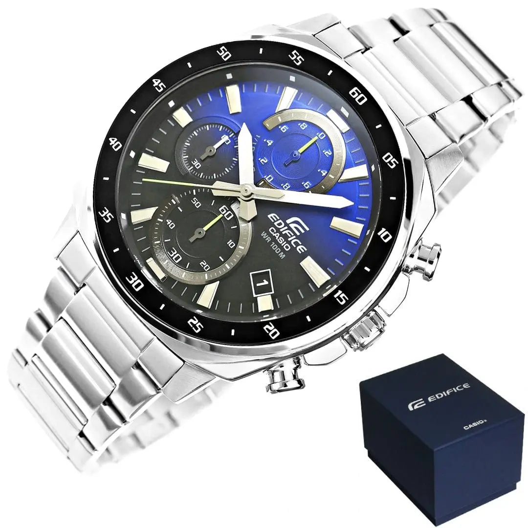 Zegarek Męski Casio Edifice EFV-600D-2AVUEF 10 Bar Zegarek Męski Casio Edifice EFV-600D-2AVUEF 10 Bar - Lorence 4549526271717