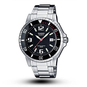 Zegarek Męski Casio MTD-1053D-1AVES  20 Bar Do Nurkowania Zegarek Męski Casio MTD-1053D-1AVES  20 Bar Do Nurkowania - Lorence 4971850440987