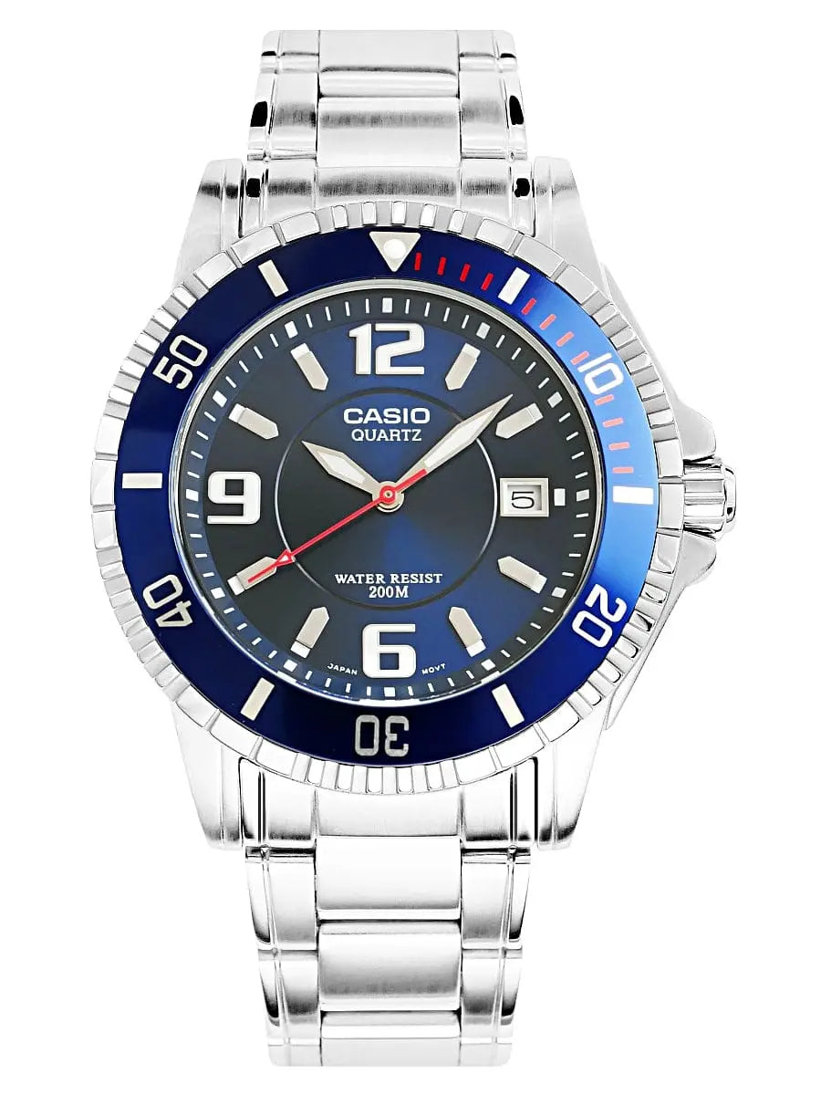 Zegarek Męski Casio MTD-1053D-2AVES 20 Bar Do Nurkowania Zegarek Męski Casio MTD-1053D-2AVES 20 Bar Do Nurkowania - Lorence 4971850477792