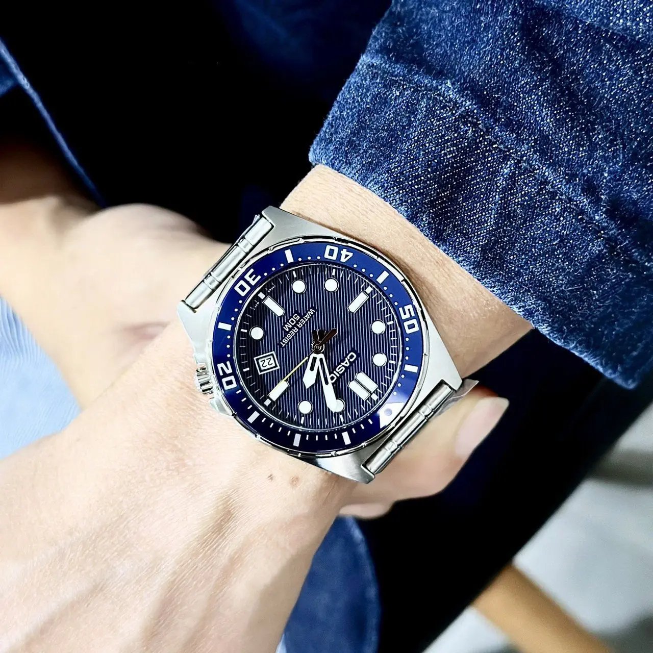 Zegarek Męski Casio MTD-135D-2A + BOX Zegarek Męski Casio MTD-135D-2A + BOX - Lorence 4549526394553