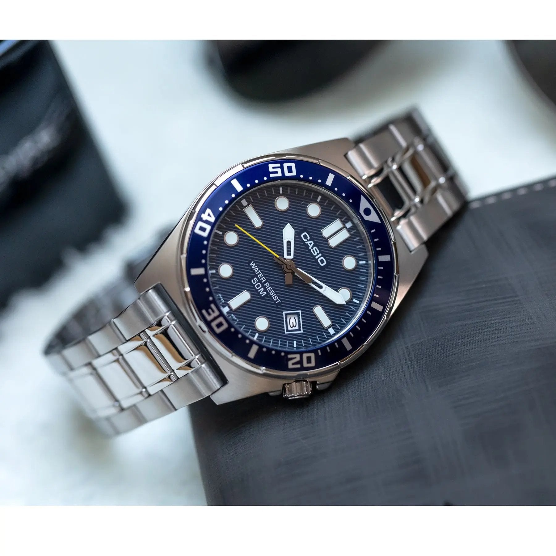 Zegarek Męski Casio MTD-135D-2A + BOX Zegarek Męski Casio MTD-135D-2A + BOX - Lorence 4549526394553