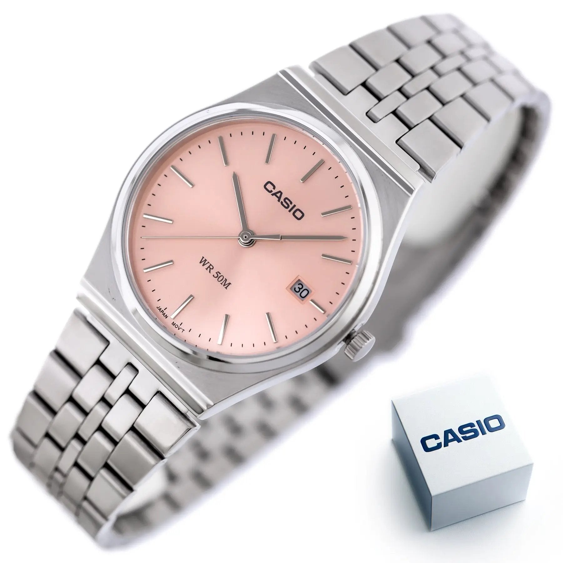Zegarek Męski Casio MTP-B145D-4A + BOX (zd230d) Zegarek Męski Casio MTP-B145D-4A + BOX (zd230d) - Lorence 4549526360824