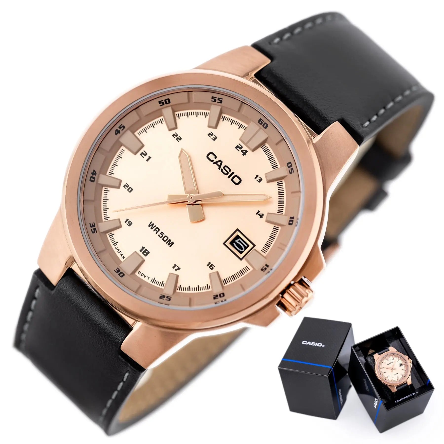 Zegarek Męski Casio MTP-E173RL-5A Zegarek Męski Casio MTP-E173RL-5A - Lorence 4549526323966