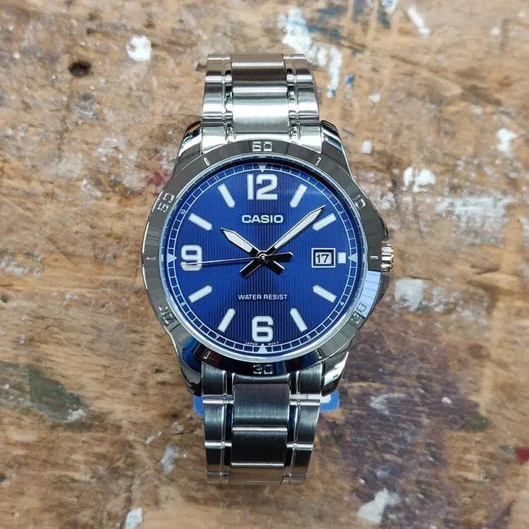 Zegarek Męski Casio MTP-V004D-2B Zegarek Męski Casio MTP-V004D-2B - Lorence 4549526251580