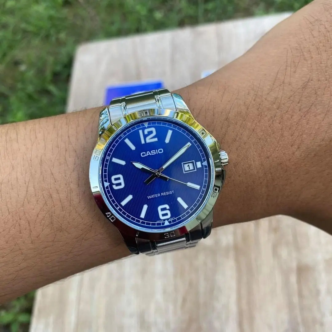 Zegarek Męski Casio MTP-V004D-2B Zegarek Męski Casio MTP-V004D-2B - Lorence 4549526251580