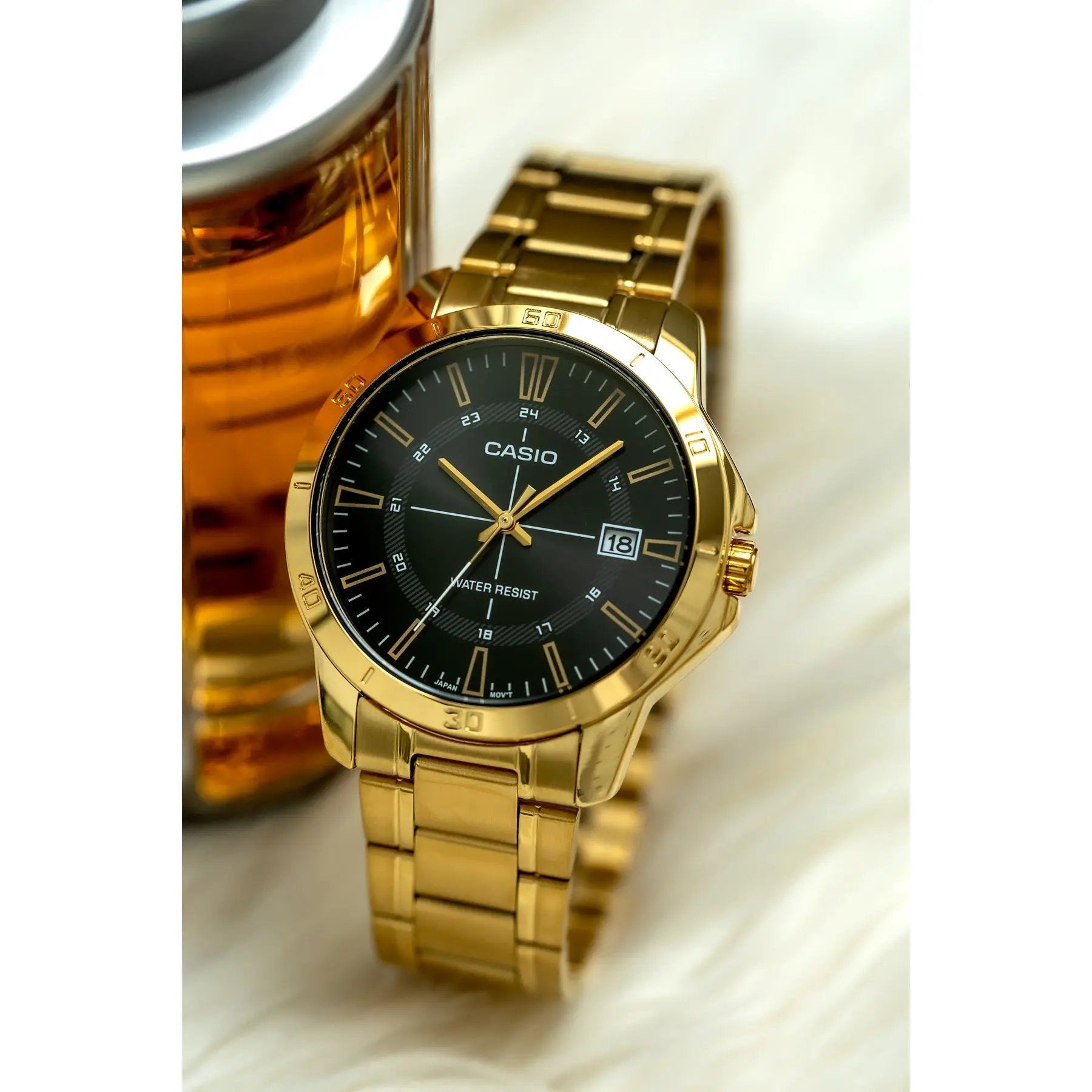 Zegarek Męski Casio MTP-V004G-1CUDF (zd251b) + BOX Zegarek Męski Casio MTP-V004G-1CUDF (zd251b) + BOX - Lorence 4549526361074