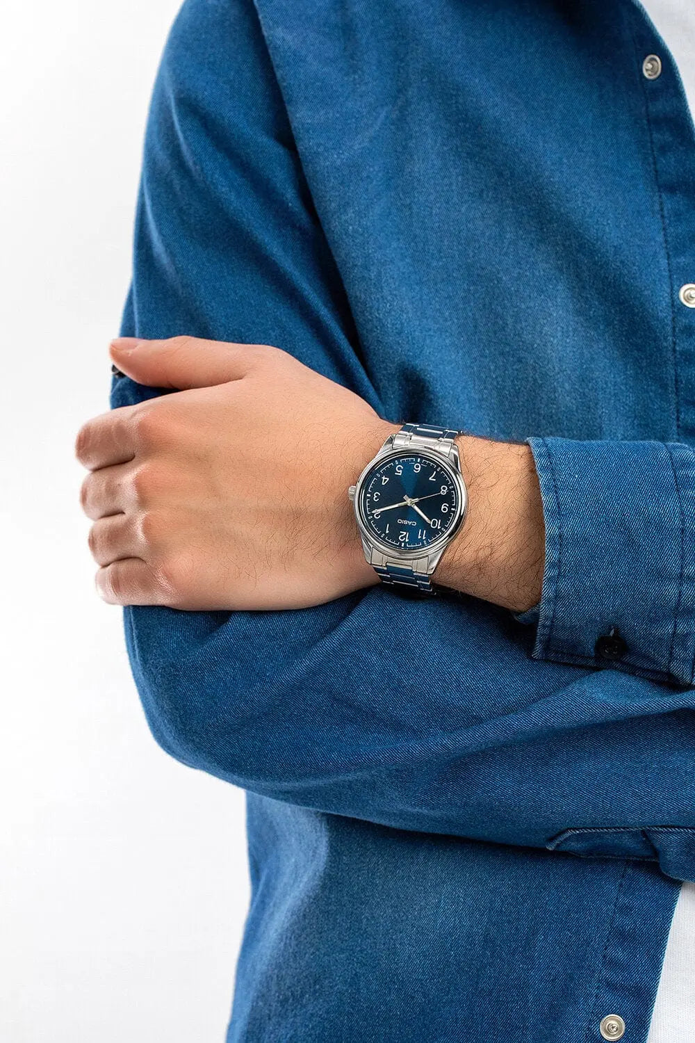 Zegarek Męski Casio MTP-V005D-2B4 Zegarek Męski Casio MTP-V005D-2B4 - Lorence 4549526308109