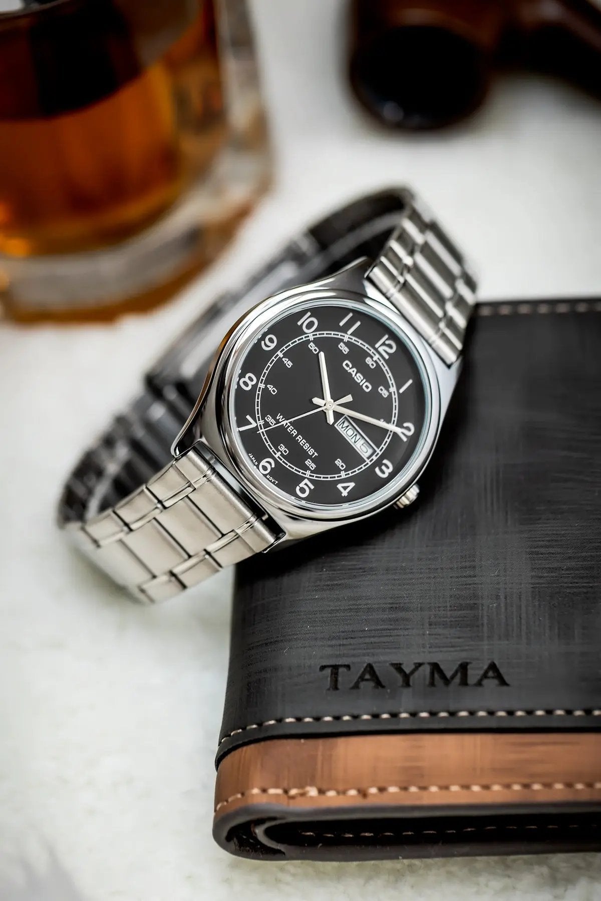 Zegarek Męski Casio MTP-V006D-1B2 + BOX Zegarek Męski Casio MTP-V006D-1B2 + BOX - Lorence 4549526252464