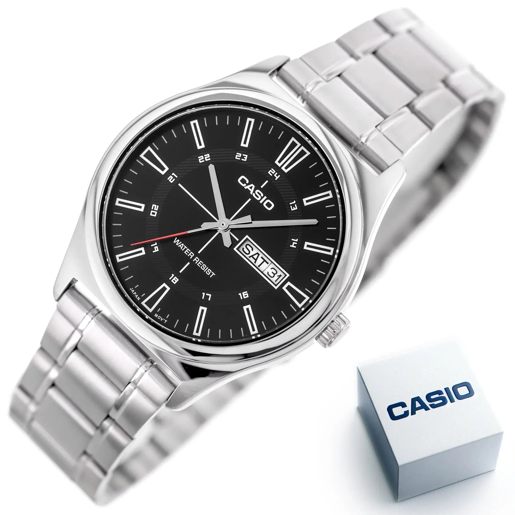 Zegarek Męski Casio MTP-V006D-1C + BOX Zegarek Męski Casio MTP-V006D-1C + BOX - Lorence 4549526361104