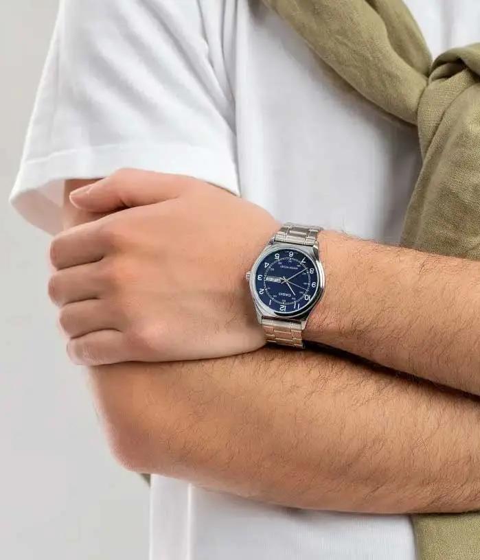 Zegarek Męski Casio MTP-V006D-2B + BOX Zegarek Męski Casio MTP-V006D-2B + BOX - Lorence 4549526252471