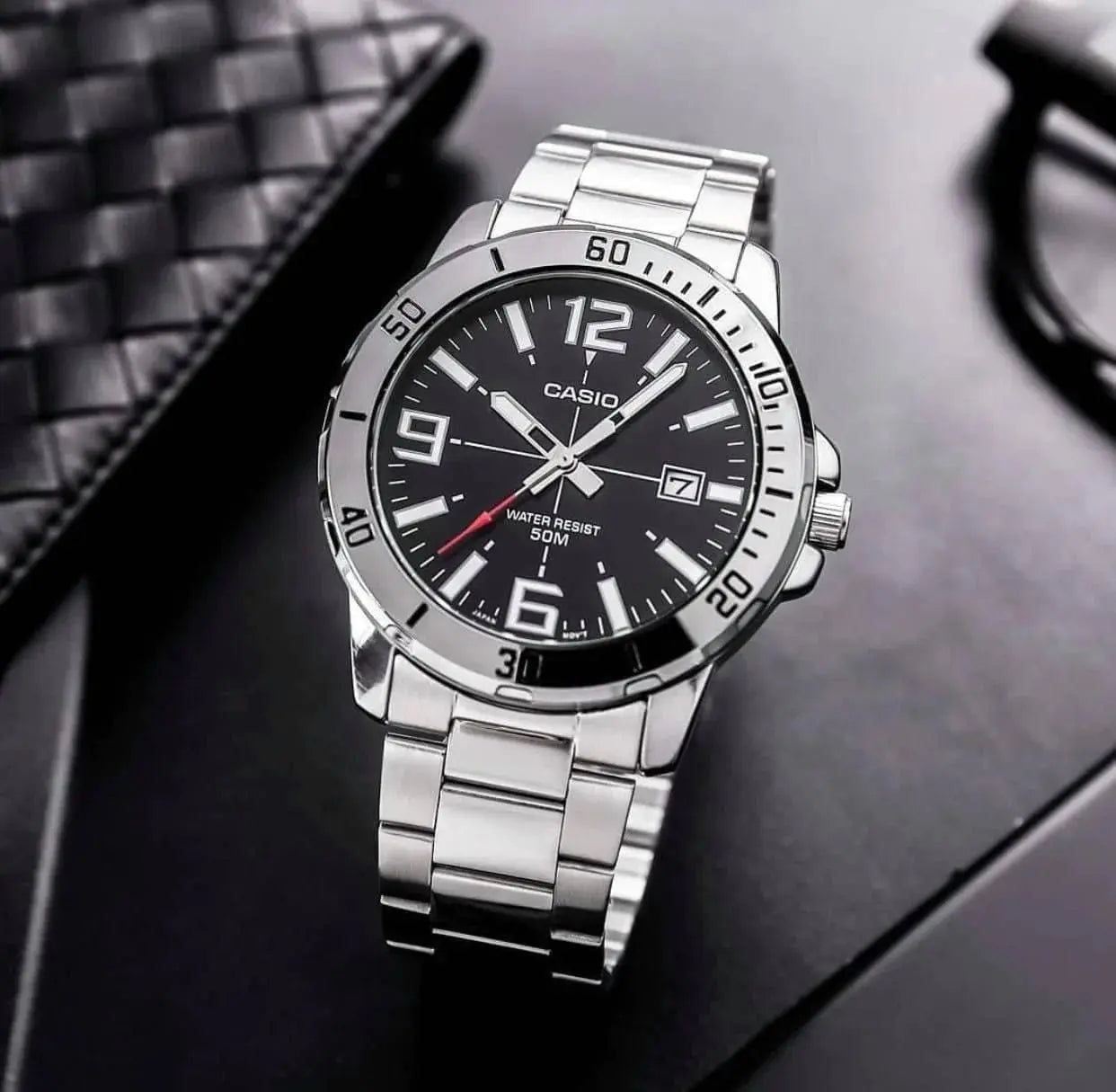 Zegarek Męski Casio MTP-VD01D-1BV Zegarek Męski Casio MTP-VD01D-1BV - Lorence 4549526186639