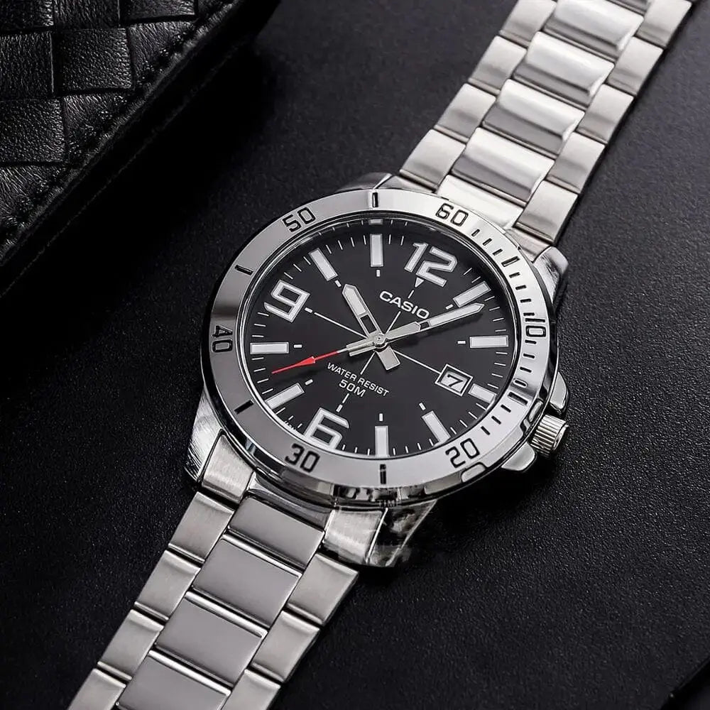 Zegarek Męski Casio MTP-VD01D-1BV Zegarek Męski Casio MTP-VD01D-1BV - Lorence 4549526186639