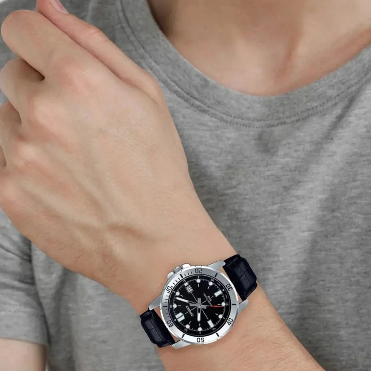 Zegarek Męski Casio MTP-VD01L-1EV + BOX Zegarek Męski Casio MTP-VD01L-1EV + BOX - Lorence 4549526186615