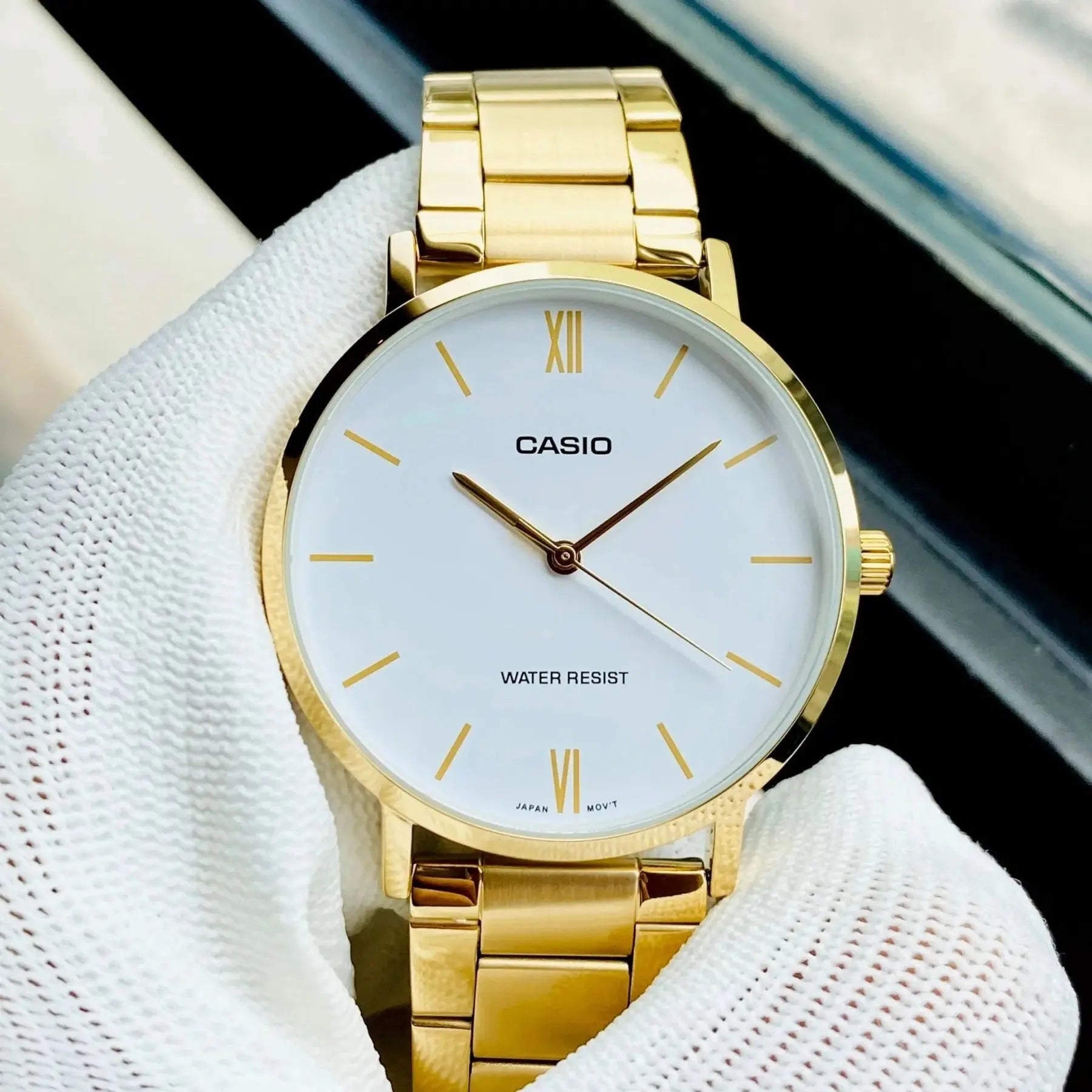 Zegarek Męski Casio MTP-VT01G-7B + BOX Zegarek Męski Casio MTP-VT01G-7B + BOX - Lorence 4549526270079