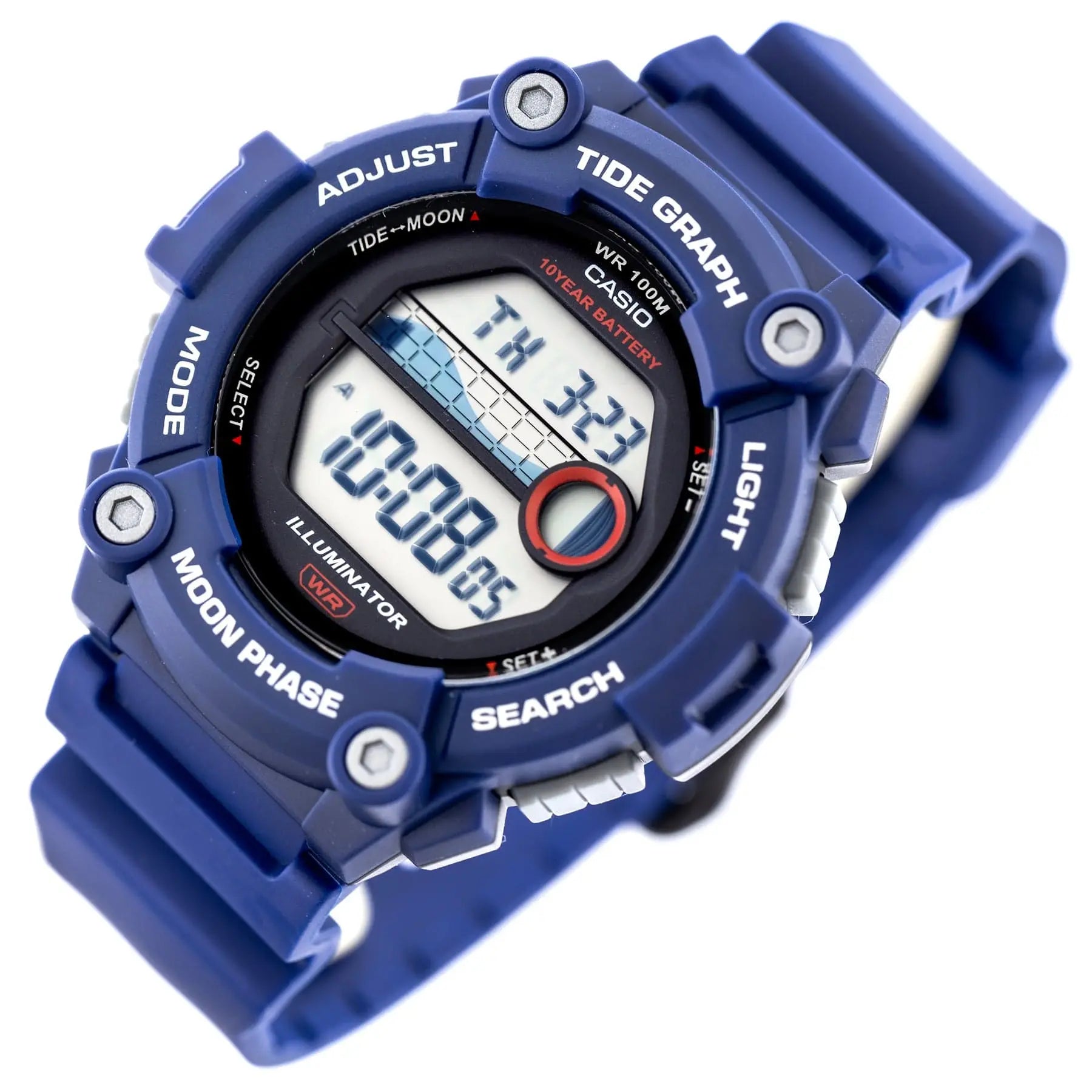 Zegarek Męski Casio Moonphase WS-1300H-2A Zegarek Męski Casio Moonphase WS-1300H-2A - Lorence 4549526313400
