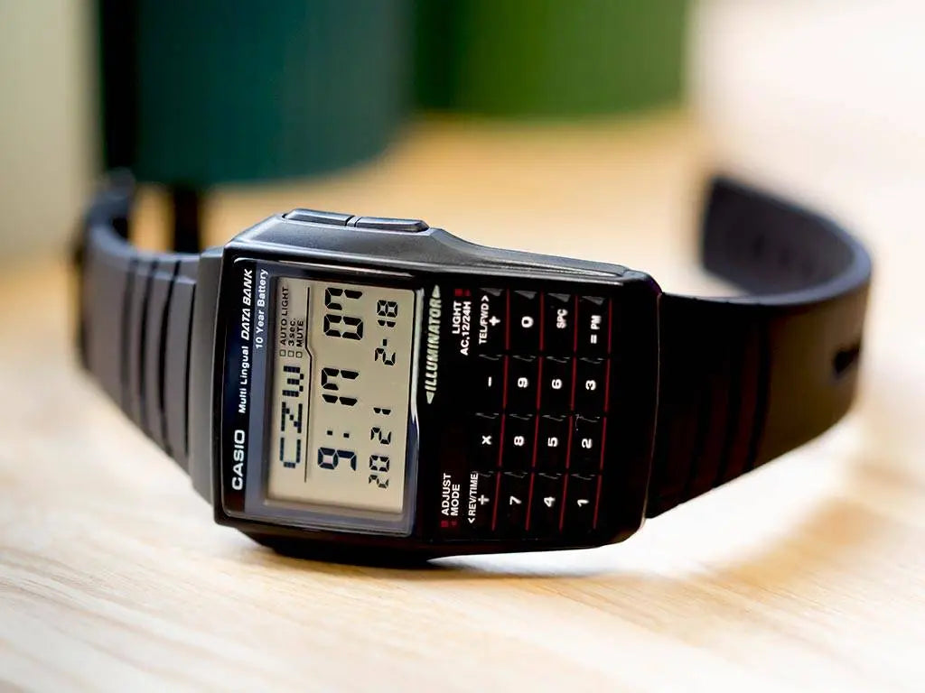 Zegarek Męski Casio Vintage Databank DBC-32-1A Zegarek Męski Casio Vintage Databank DBC-32-1A - Lorence 4971850821359
