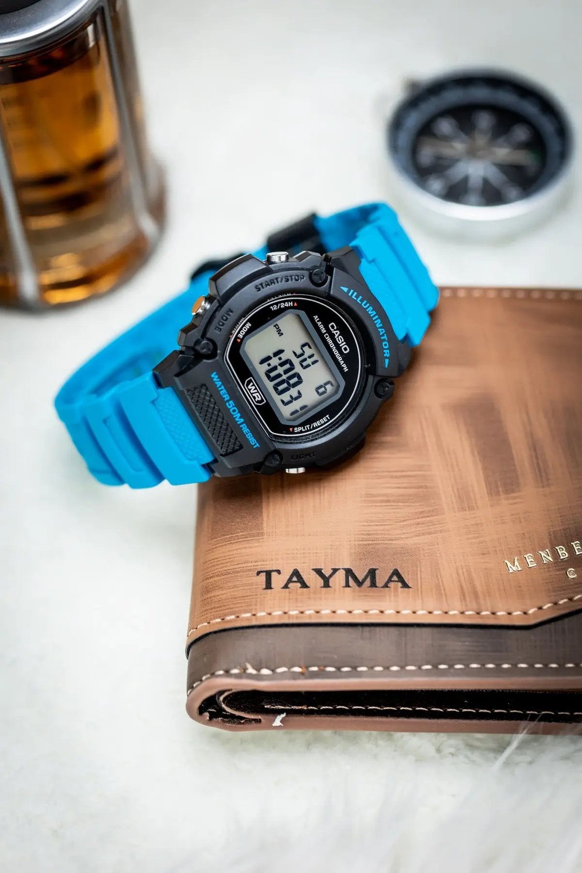 Zegarek Męski Casio W-219H-2A2VEF (zd207f) + BOX Zegarek Męski Casio W-219H-2A2VEF (zd207f) + BOX - Lorence 4549526313318
