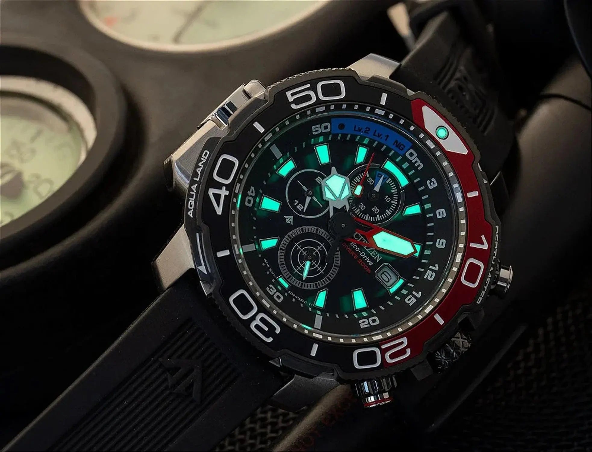 Zegarek Męski Citizen Promaster Marine Aqualand Eco-drive BJ2167-03E Zegarek Męski Citizen Promaster Marine Aqualand Eco-drive BJ2167-03E - 4974374298959