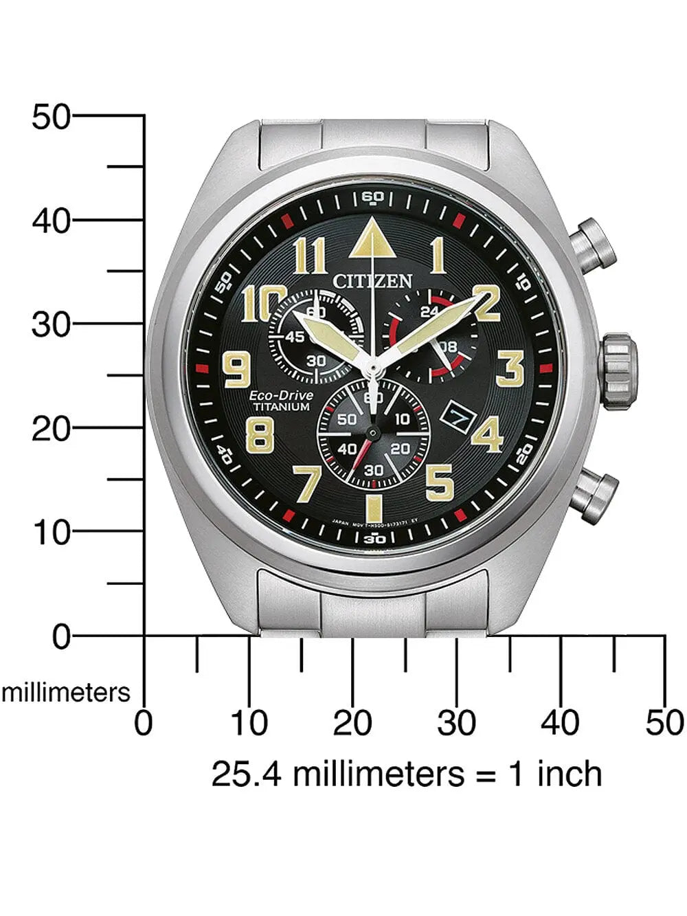 Zegarek Męski Citizen Super-titanium Eco-drive AT2480-81E Zegarek Męski Citizen Super-titanium Eco-drive AT2480-81E - Lorence 4974374305626