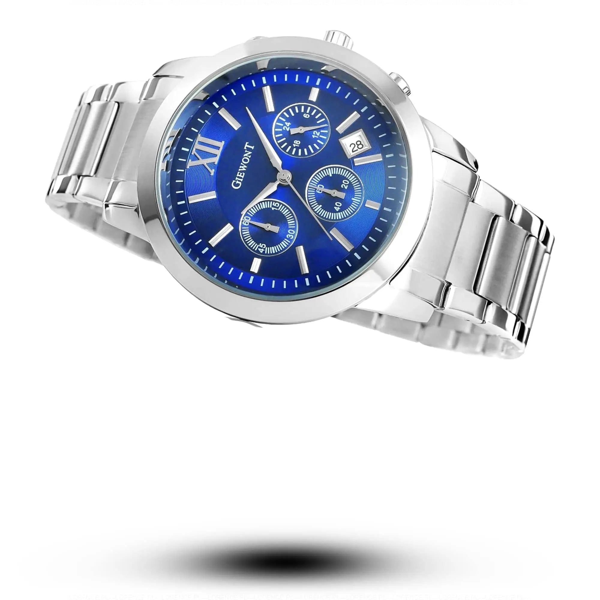 Zegarek Męski Giewont Apex Chrono GW6480-2 Chronograf Silver/blue Zegarek Męski Giewont Apex Chrono GW6480-2 Chronograf Silver/blue -  5904665272633