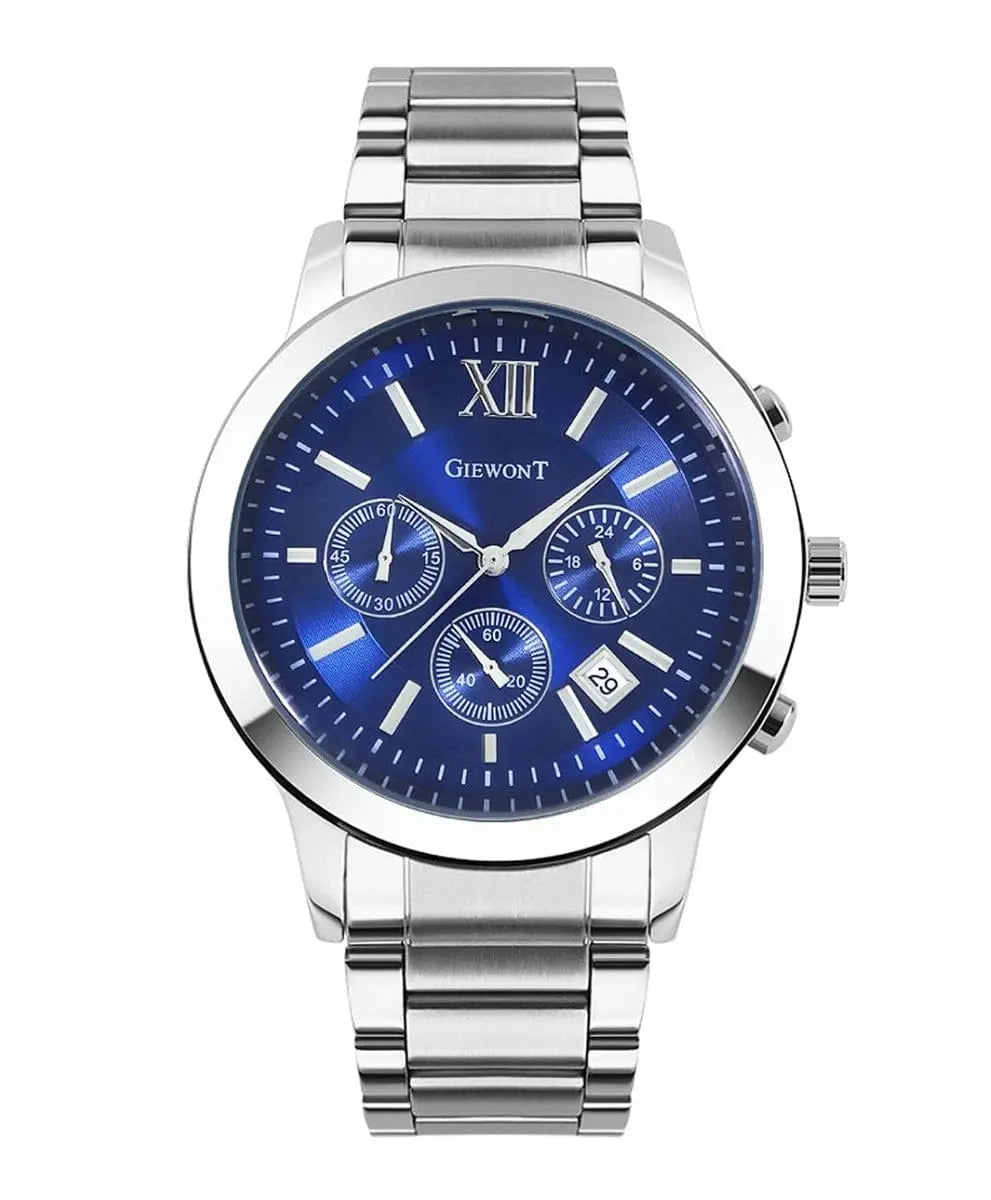 Zegarek Męski Giewont Apex Chrono GW6480-2 Chronograf Silver/blue Zegarek Męski Giewont Apex Chrono GW6480-2 Chronograf Silver/blue - 5904665272633