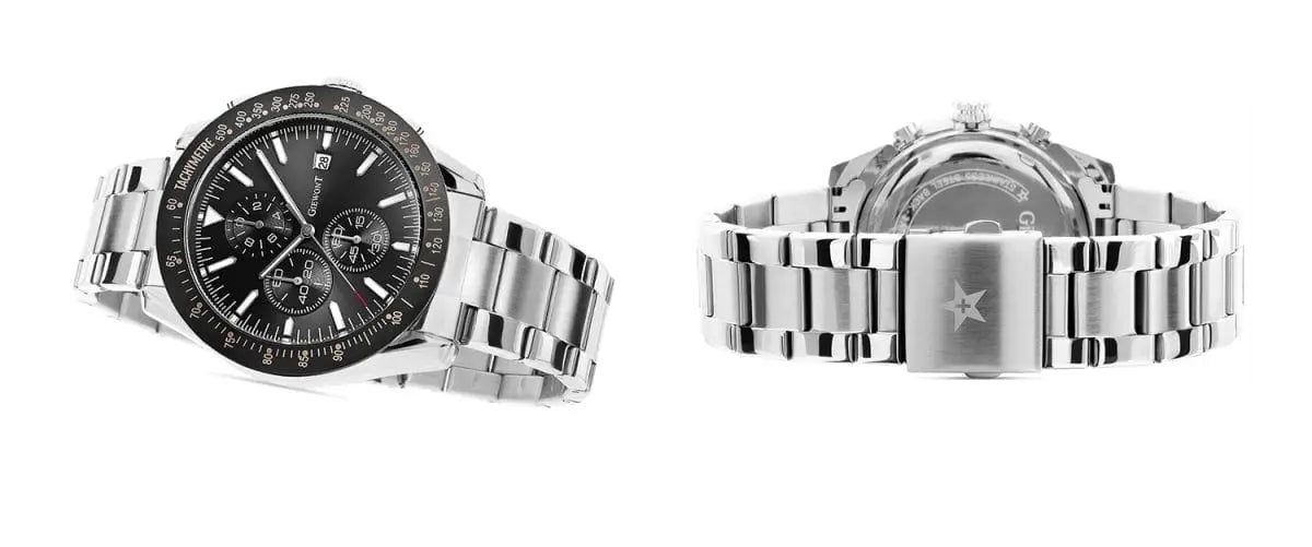 Zegarek Męski Giewont Primechrono GW8620-1 Chronograf Silver/black Zegarek Męski Giewont Primechrono GW8620-1 Chronograf Silver/black - 5904665272640