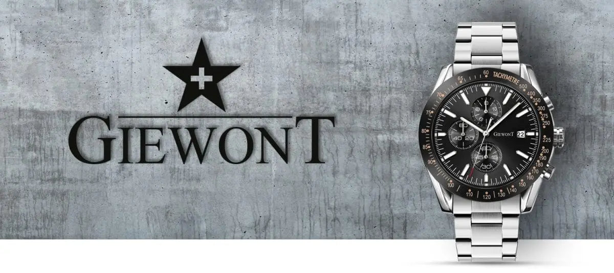 Zegarek Męski Giewont Primechrono GW8620-1 Chronograf Silver/black Zegarek Męski Giewont Primechrono GW8620-1 Chronograf Silver/black - 5904665272640