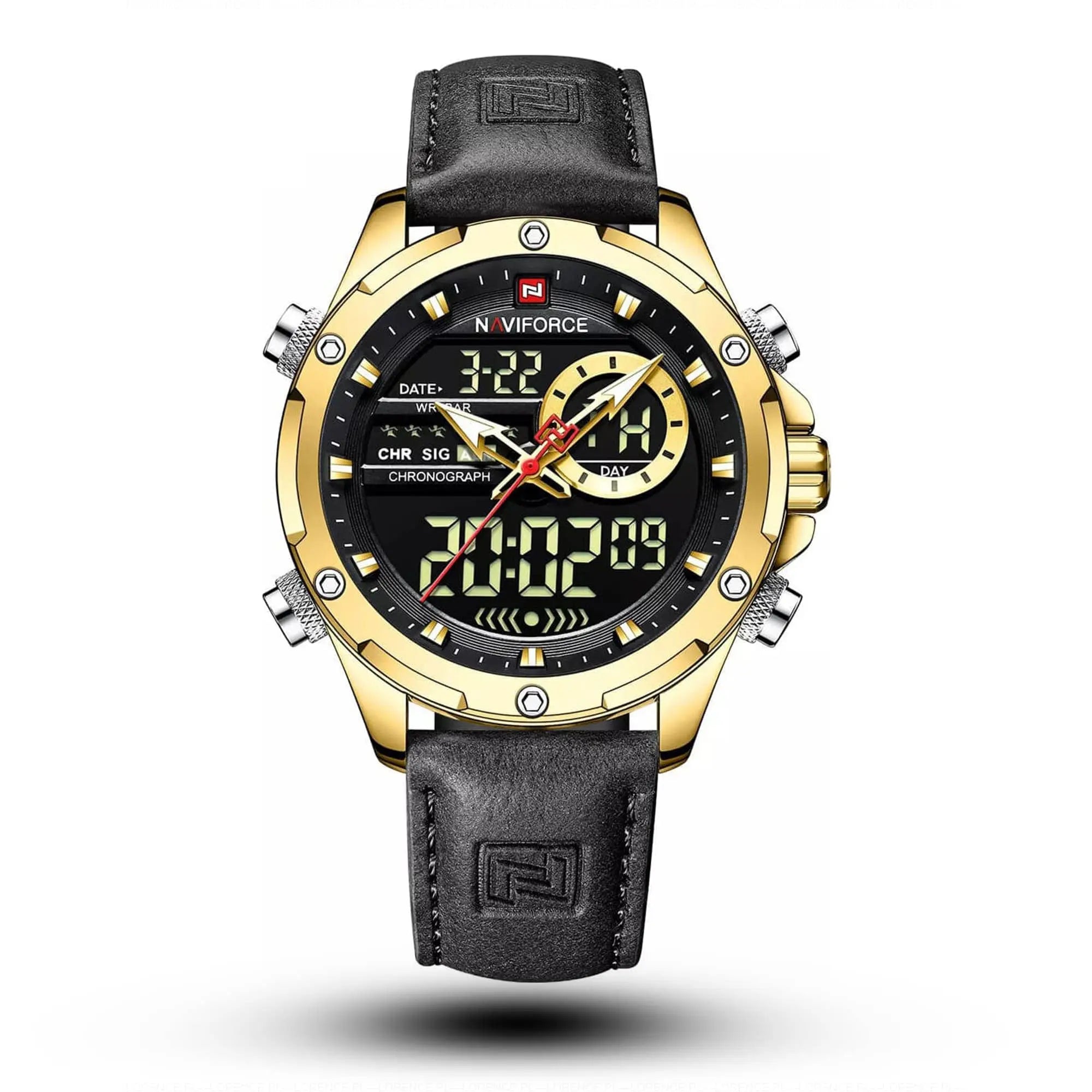 Zegarek Męski Naviforce NF9208 G/b/b Chronograf Zegarek Męski Naviforce NF9208 G/b/b Chronograf - Lorence 5905937208121