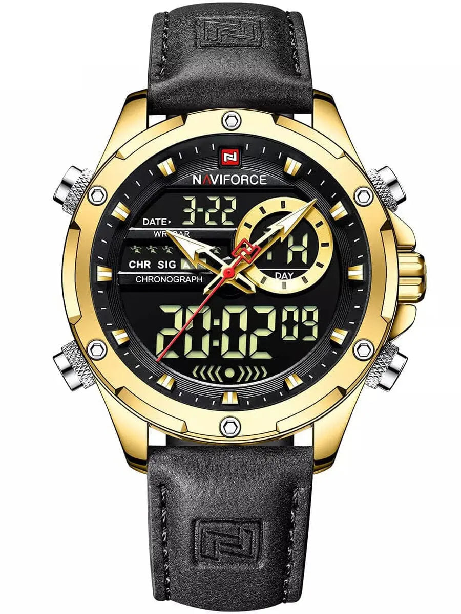 Zegarek Męski Naviforce NF9208 G/b/b Chronograf Zegarek Męski Naviforce NF9208 G/b/b Chronograf - Lorence 5905937208121