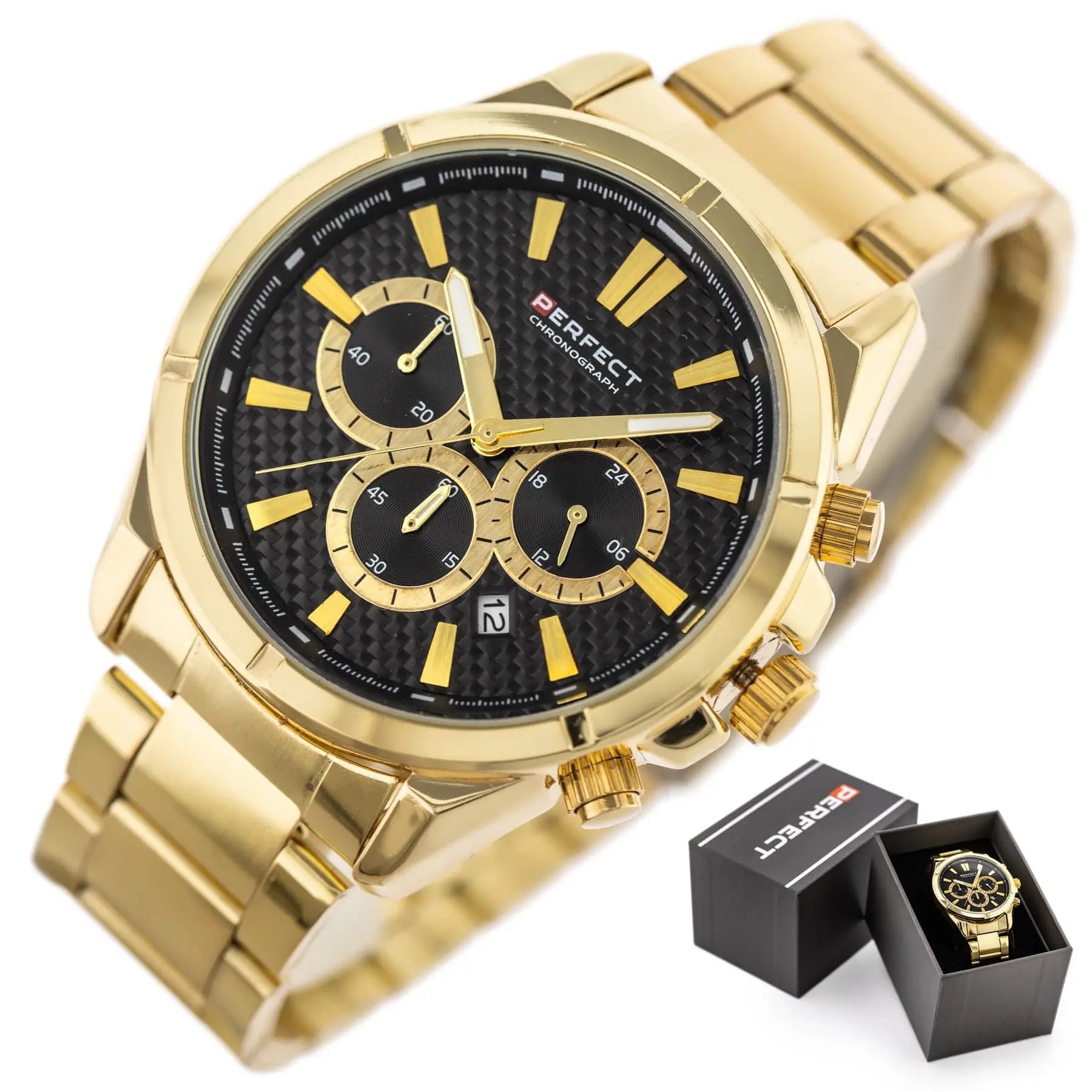 Zegarek Męski Perfect M501CH-06 - Chronograf Zegarek Męski Perfect M501CH-06 - Chronograf - Lorence 5903981726028