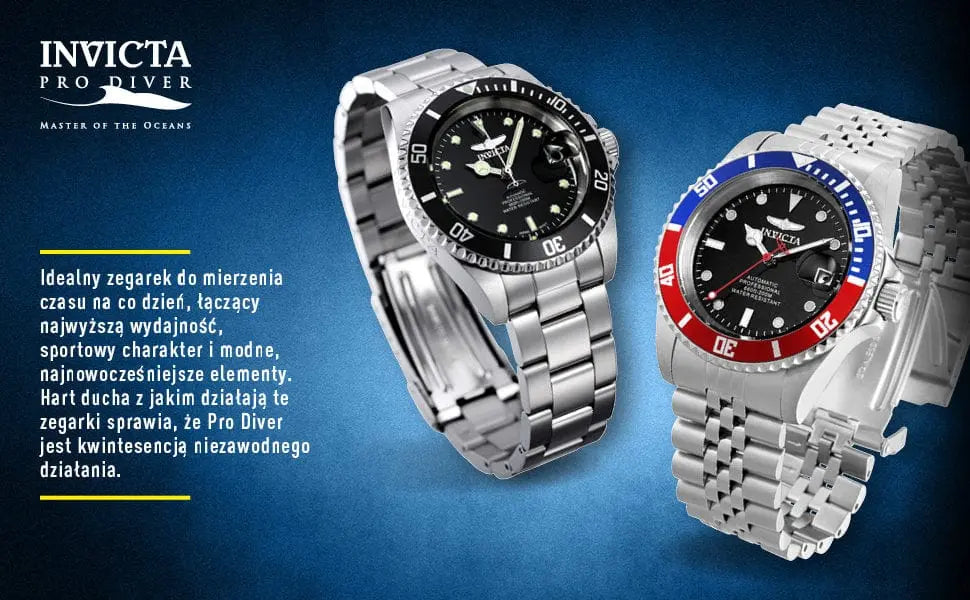 Invicta ZEGAREK UNISEX INVICTA PRO DIVER 9204 - WR200, koperta 37mm