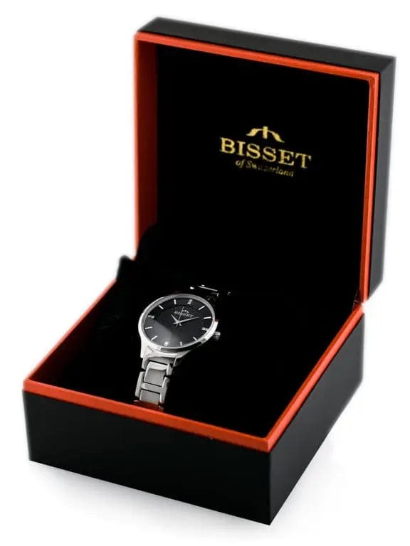 Zegarek Damski Bisset BSBE45 - Silver/black Zegarek Damski Bisset BSBE45 - Silver/black - Lorence 5906412716315
