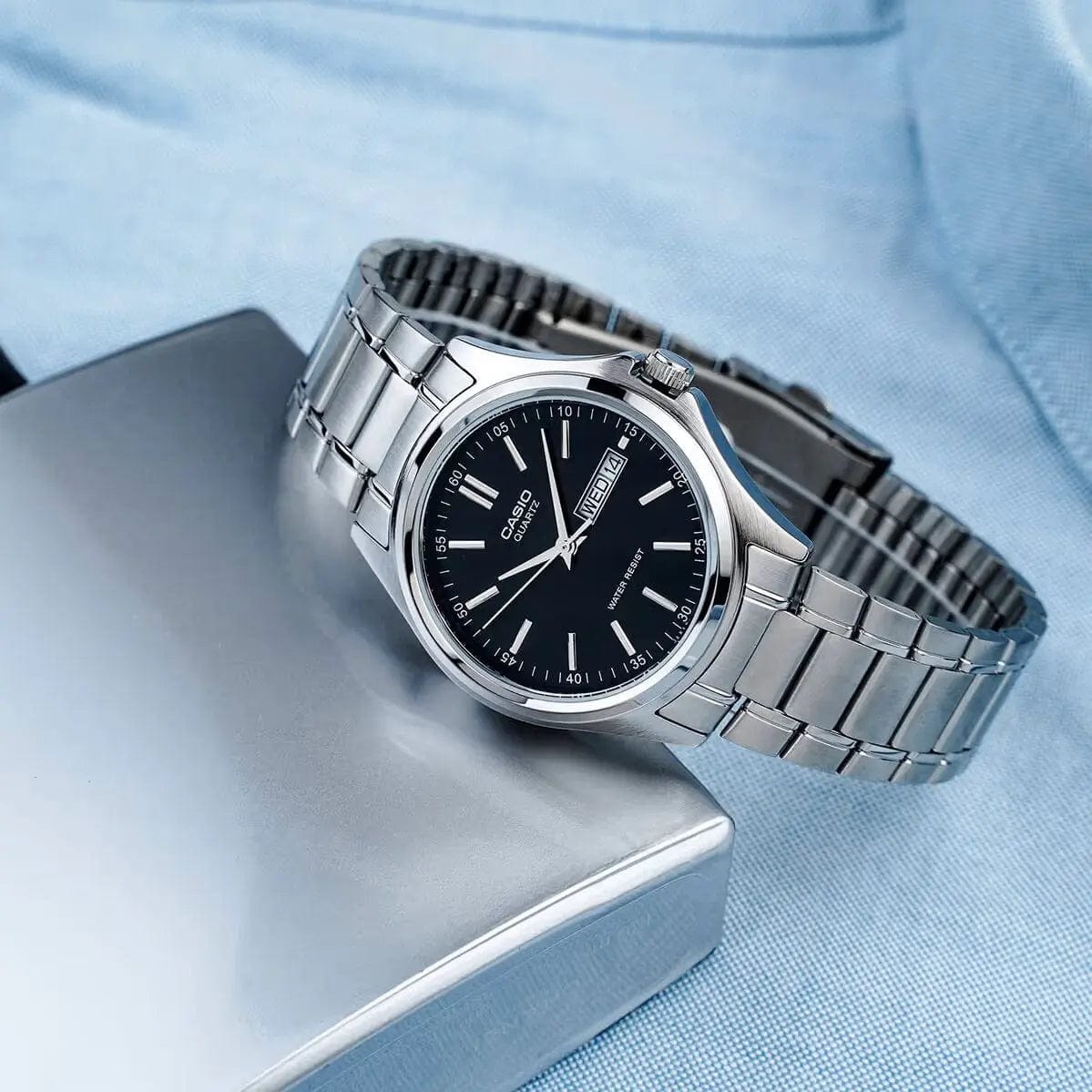 Klasyczny Zegarek Męski Casio MTP-1239D-1A - Multidata Klasyczny Zegarek Męski Casio MTP-1239D-1A - Multidata - Lorence 4971850826606
