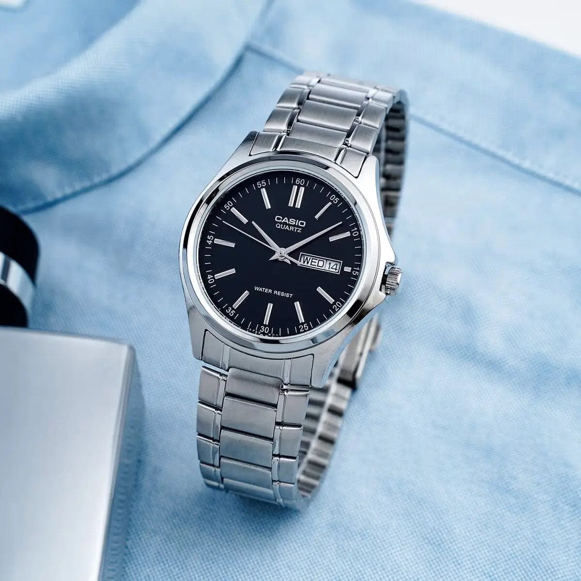 Klasyczny Zegarek Męski Casio MTP-1239D-1A - Multidata Klasyczny Zegarek Męski Casio MTP-1239D-1A - Multidata - Lorence 4971850826606