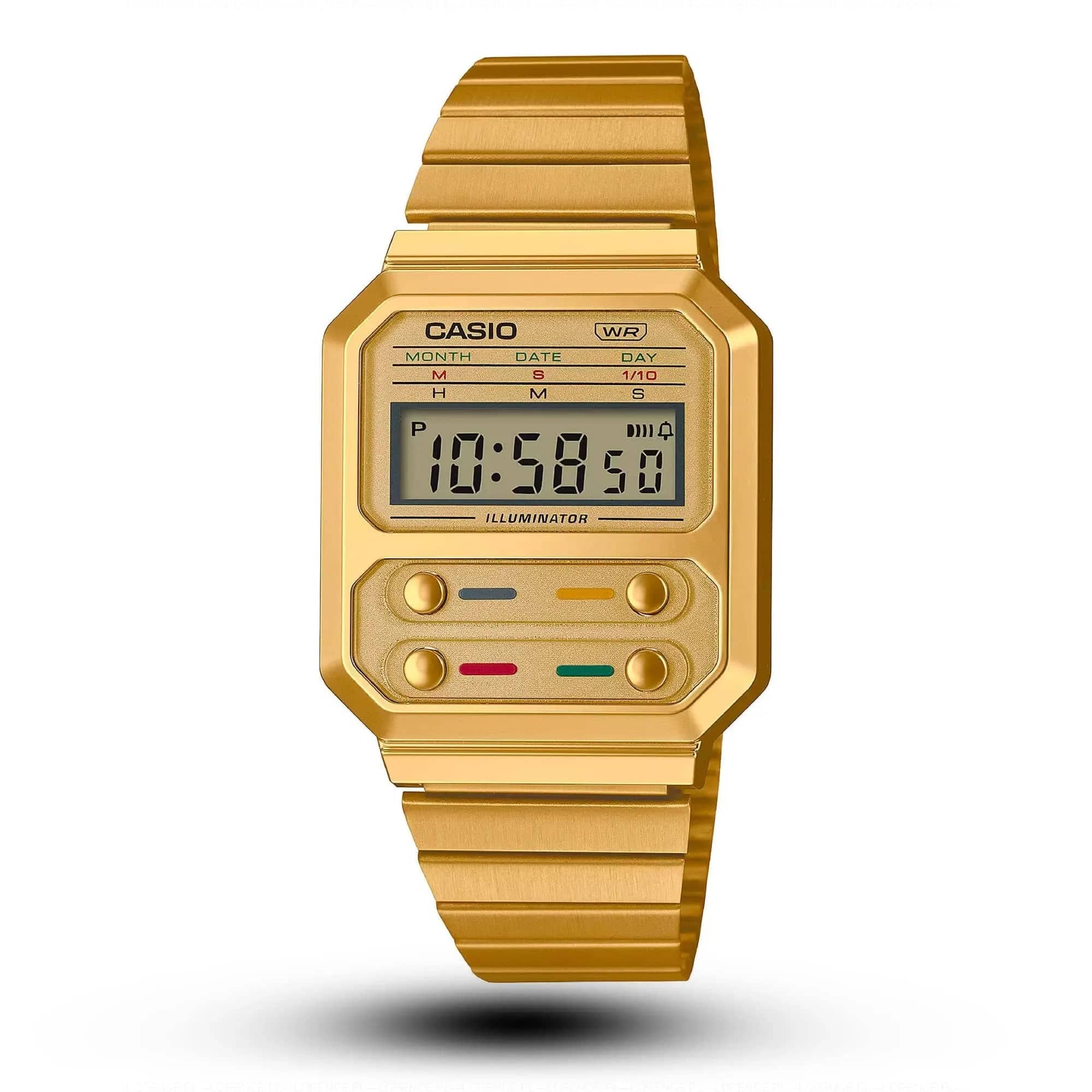 Zegarek Casio Retro Vintage A100WEG-9AEF Zegarek Casio Retro Vintage A100WEG-9AEF - Lorence 4549526306037