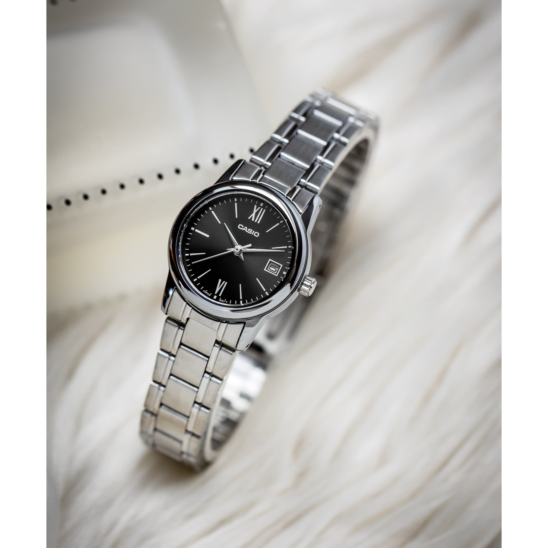 Zegarek Damski Casio LTP-V002D-1B3UDF + BOX Zegarek Damski Casio LTP-V002D-1B3UDF + BOX - Lorence 4549526309007