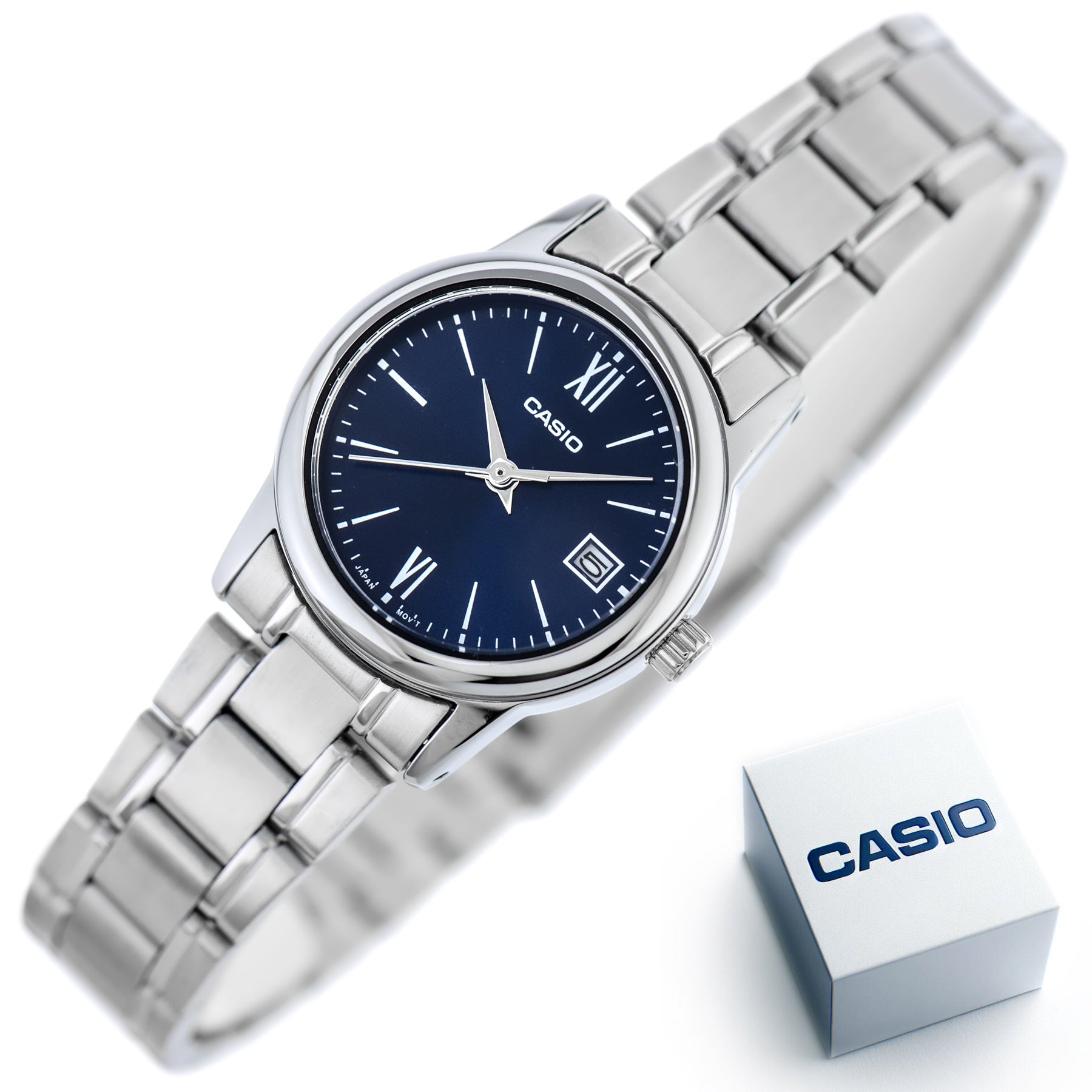 Zegarek Damski Casio LTP-V002D-2B3UDF + BOX Zegarek Damski Casio LTP-V002D-2B3UDF + BOX - Lorence 4549526309014