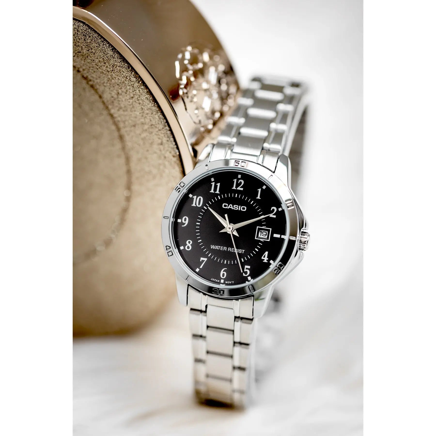 ZEGAREK DAMSKI CASIO LTP-V004D-1BUDF (zd568a) + BOX ZEGAREK DAMSKI CASIO LTP-V004D-1BUDF (zd568a) + BOX - Lorence 4971850057307