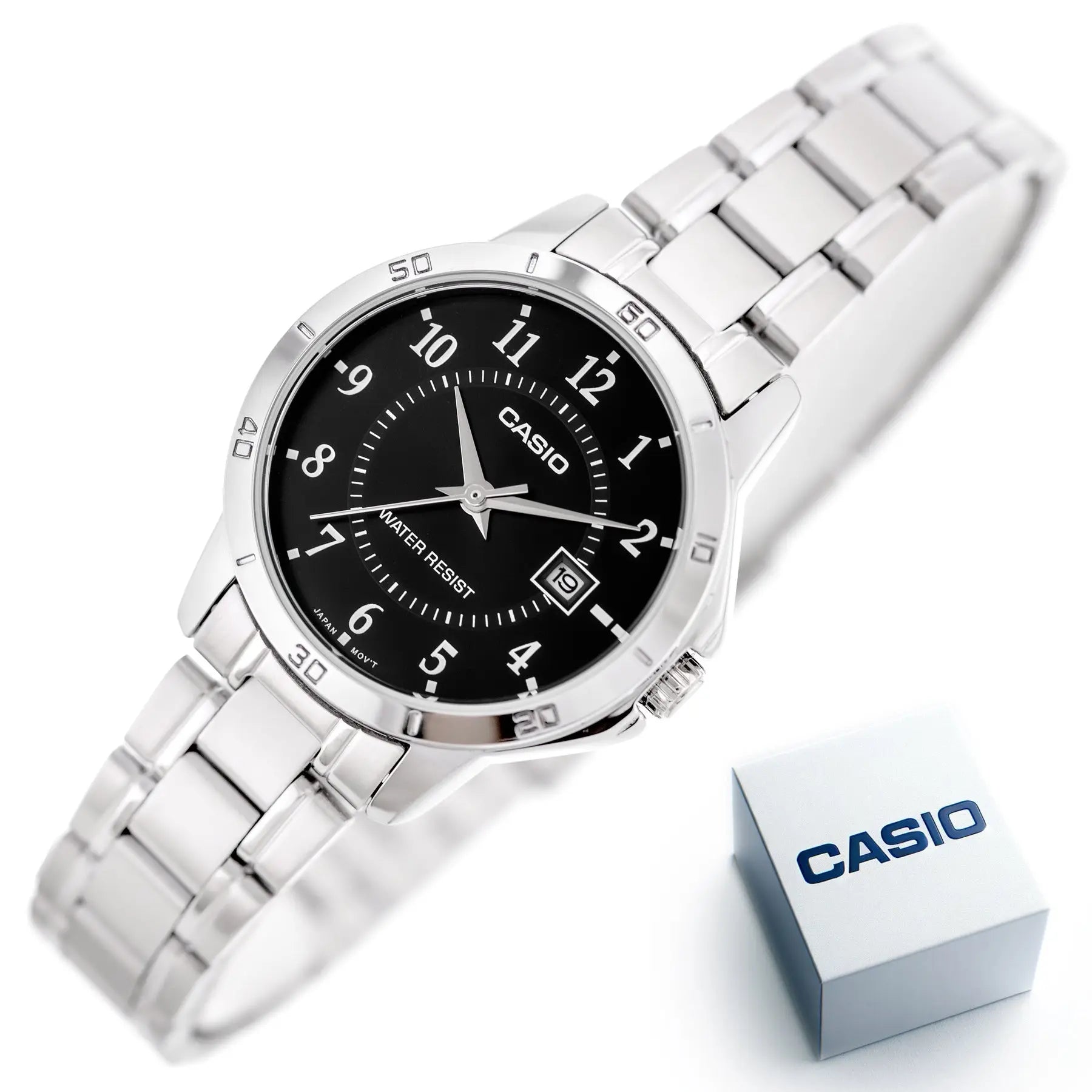 ZEGAREK DAMSKI CASIO LTP-V004D-1BUDF (zd568a) + BOX ZEGAREK DAMSKI CASIO LTP-V004D-1BUDF (zd568a) + BOX - Lorence 4971850057307