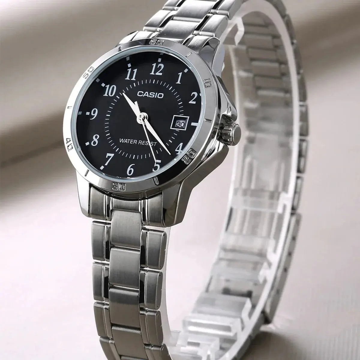 ZEGAREK DAMSKI CASIO LTP-V004D-1BUDF (zd568a) + BOX ZEGAREK DAMSKI CASIO LTP-V004D-1BUDF (zd568a) + BOX - Lorence 4971850057307