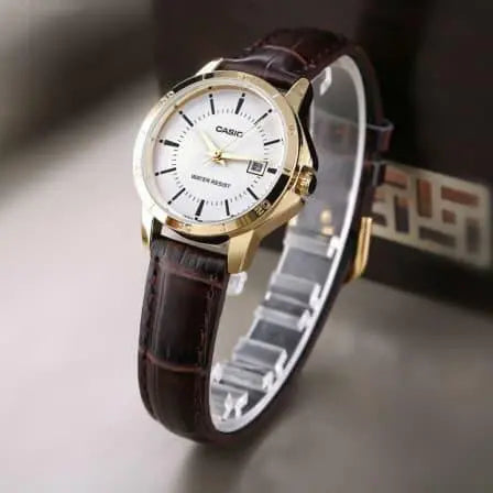 ZEGAREK DAMSKI CASIO LTP-V004GL-7A (zd569c) + BOX ZEGAREK DAMSKI CASIO LTP-V004GL-7A (zd569c) + BOX - Lorence 4971850057369